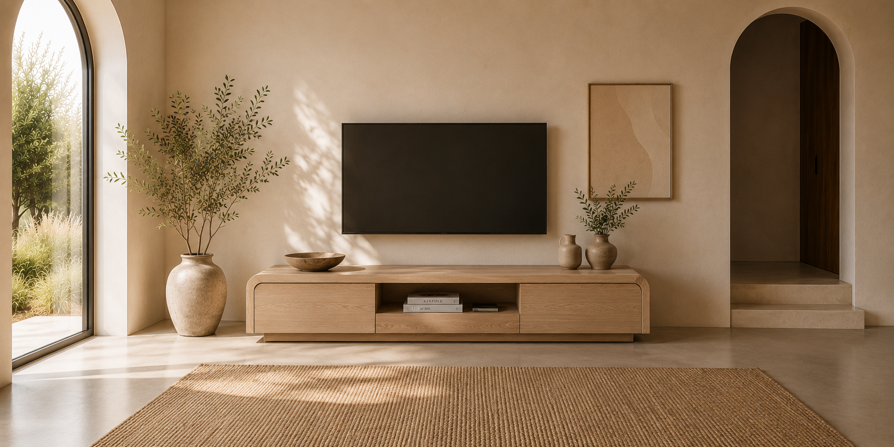Meuble tv SYDNEY en 250cm L'Empreinte