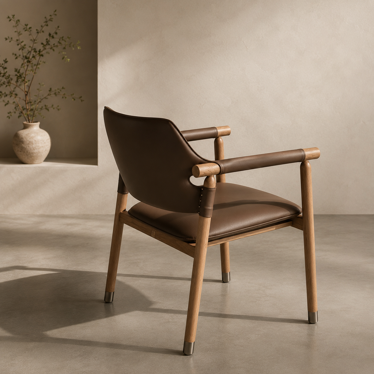 Chaise AARHUS Chocolat homa home