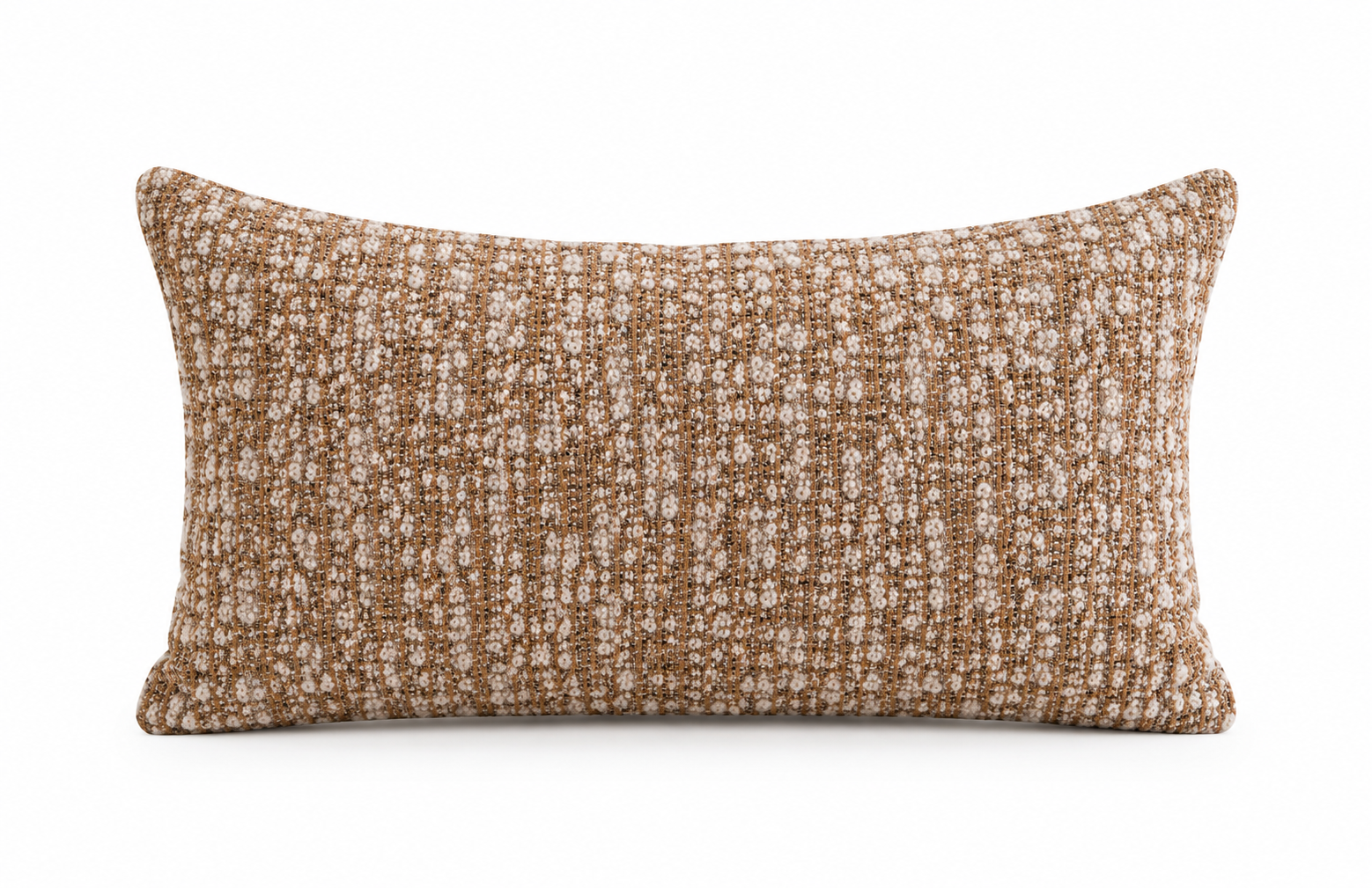 Coussin MAELIA Brun et écru texturé 44 × 35 Homa Home