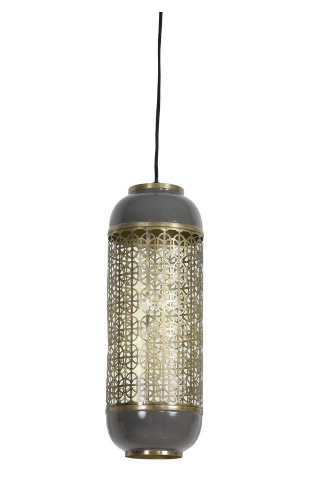 Suspension Hoja gris chaud foncé homa home