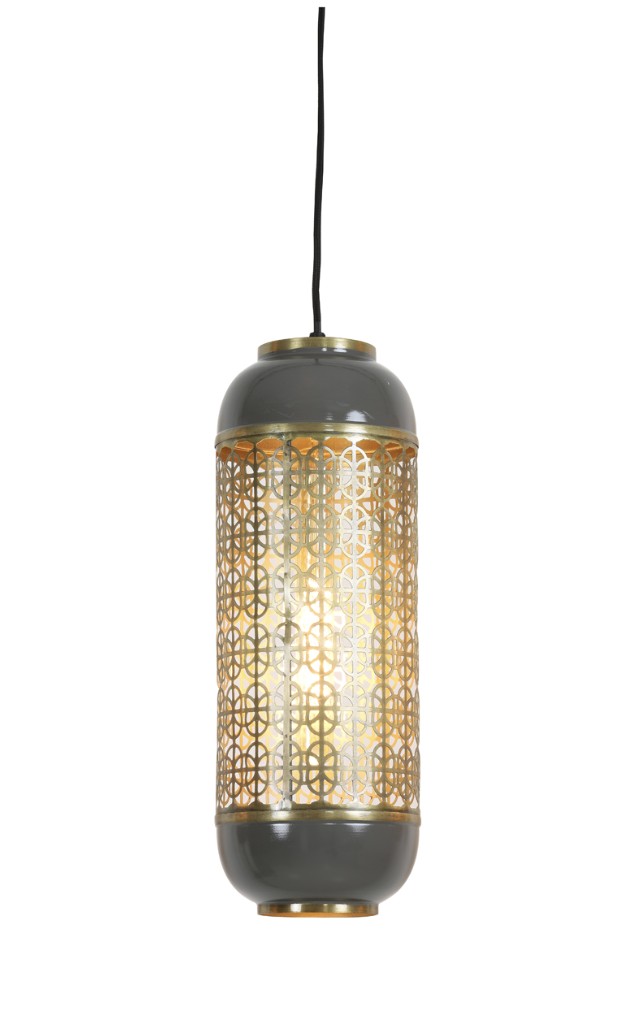 Suspension Hoja gris chaud foncé homa home
