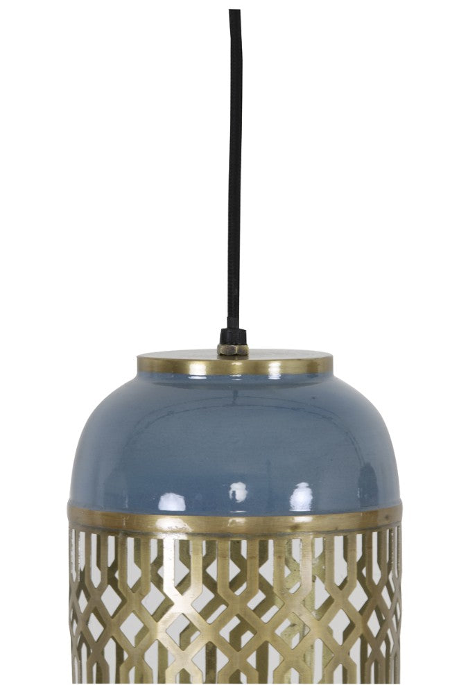 Suspension Hoji bleu acier homa home