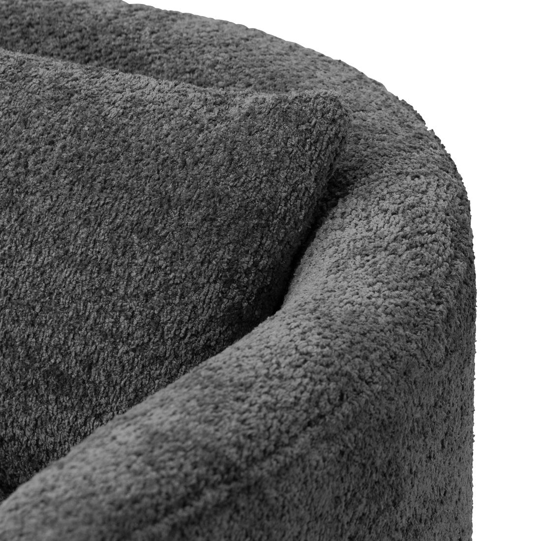 Fauteuil LIAM velours gris