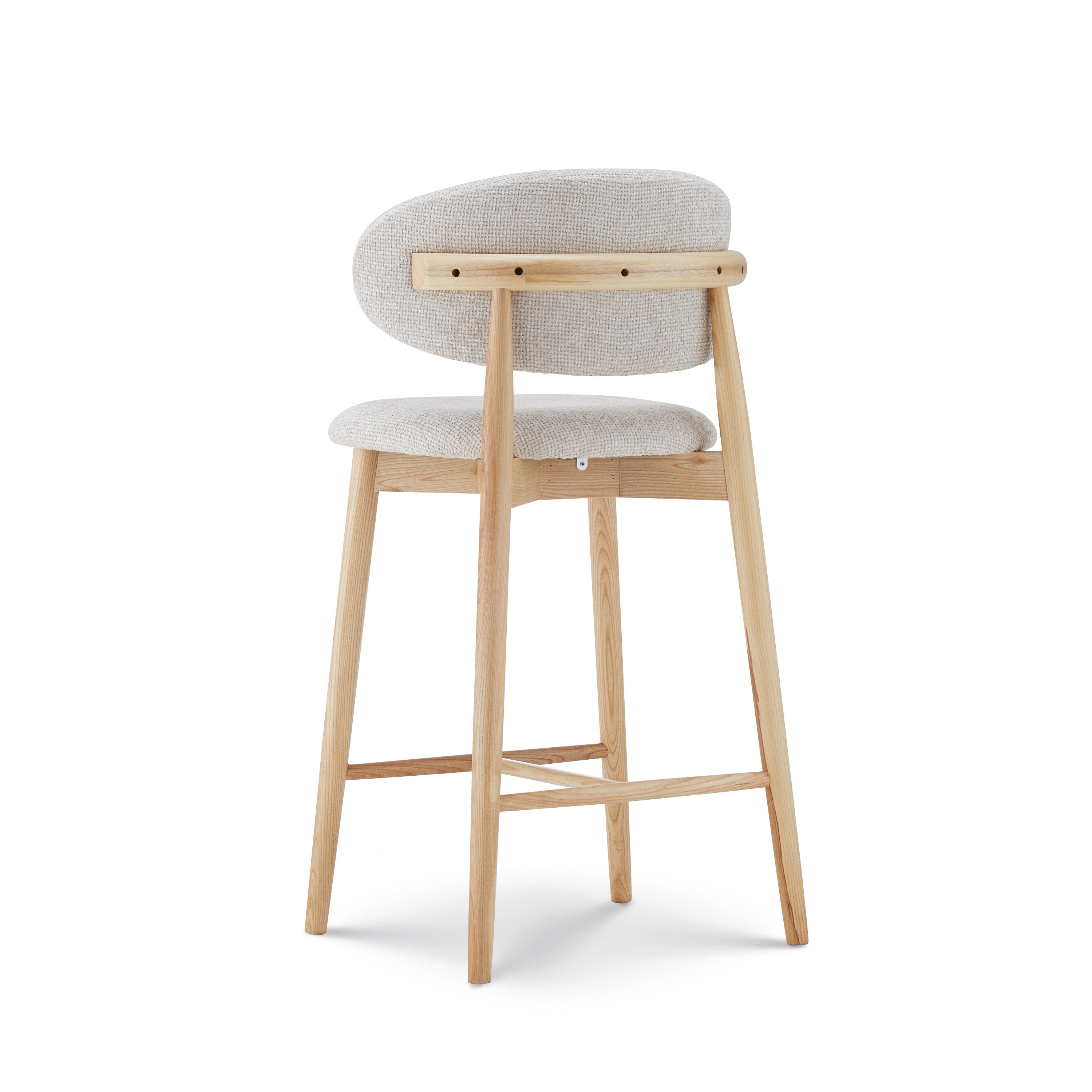 Tabouret JASPE Naturel & White L'Empreinte