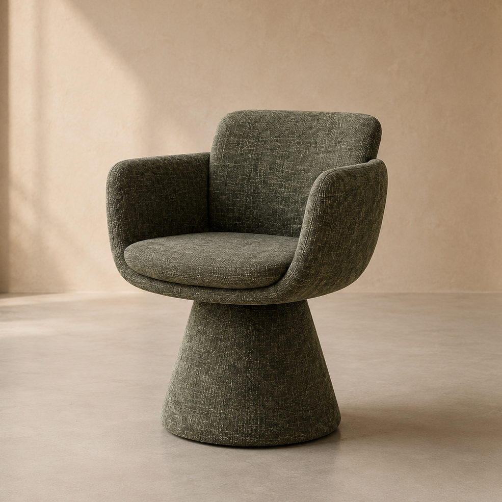 Fauteuil Pivotant Lexi Kaki homa home