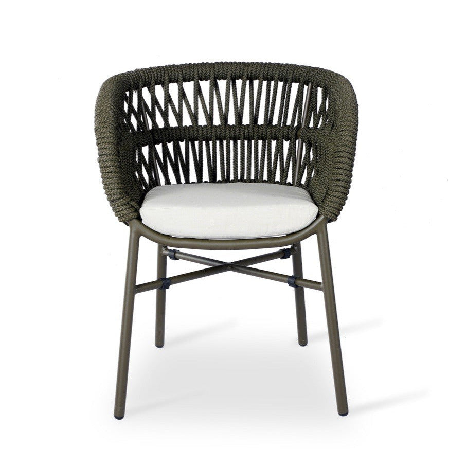 Chaise Mattea Verte foncé