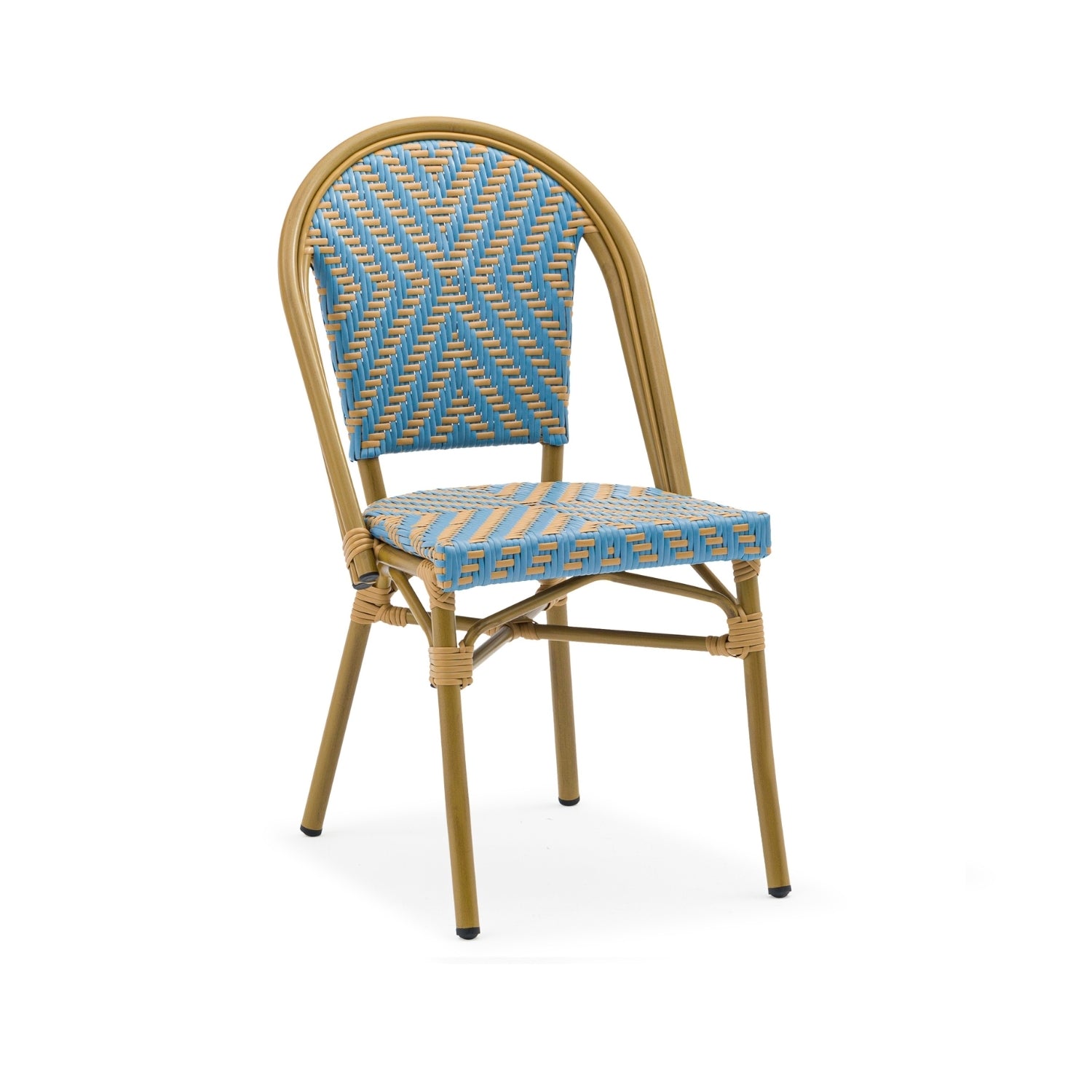 Chaise Daria bleue/doré homa home