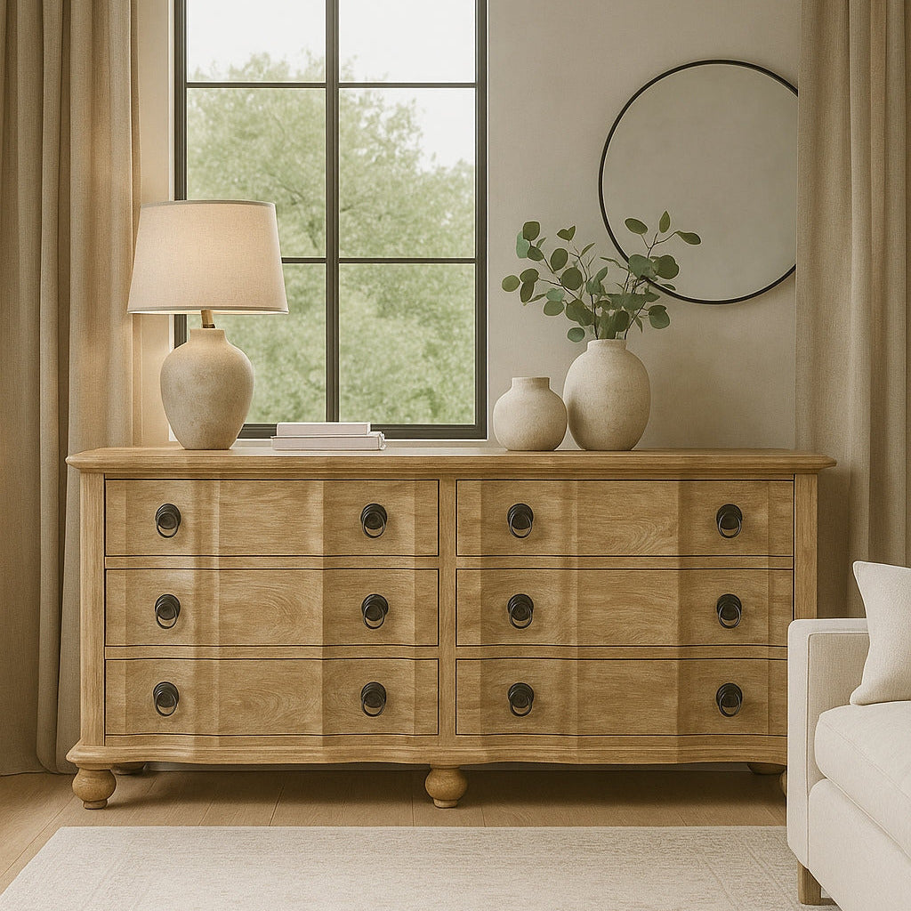 Commode Arbalette en vieux teck homa home