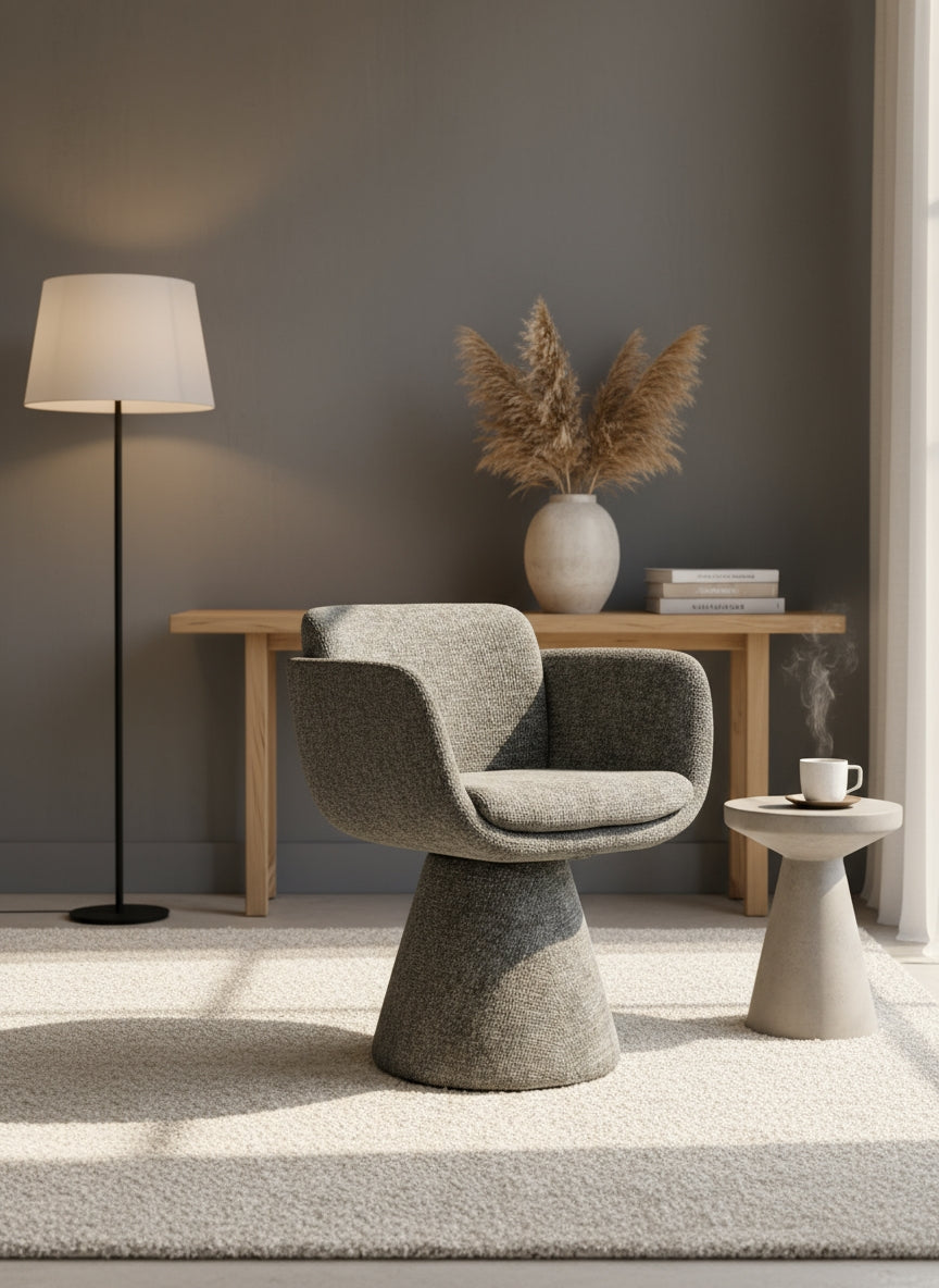 Fauteuil Pivotant Lexi Kaki L'Empreinte