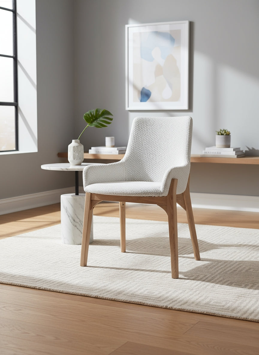 Chaise blanche baquet L'Empreinte
