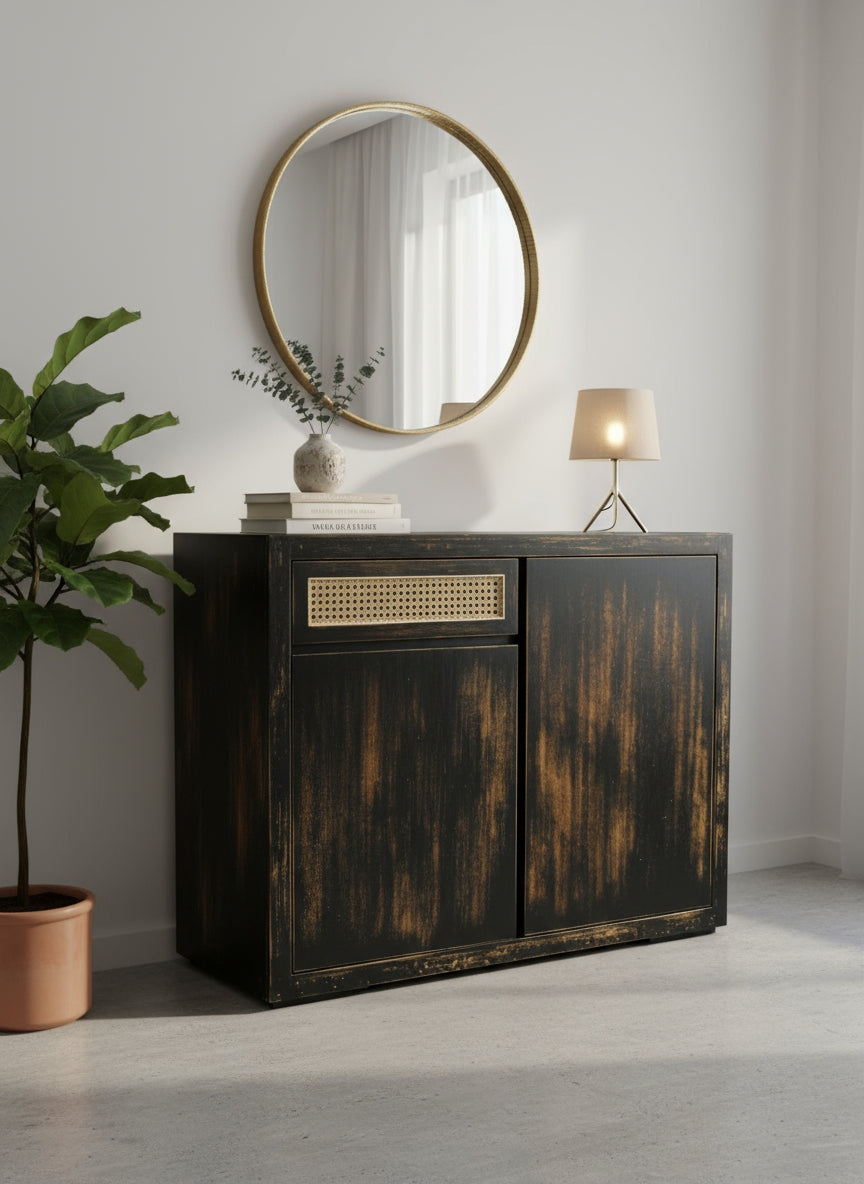Buffet Mana Black Antique L'Empreinte
