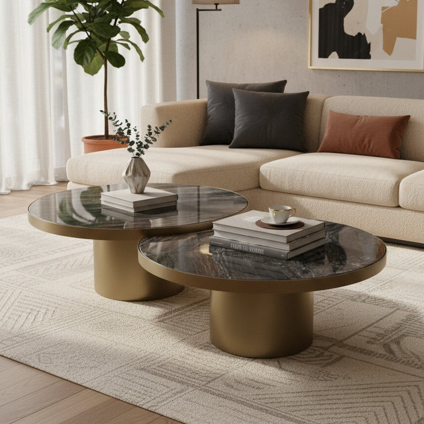 Table basse Sarrameo L'Empreinte