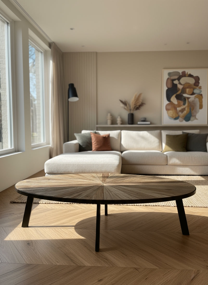 Table basse ovale étoilé mia homa home