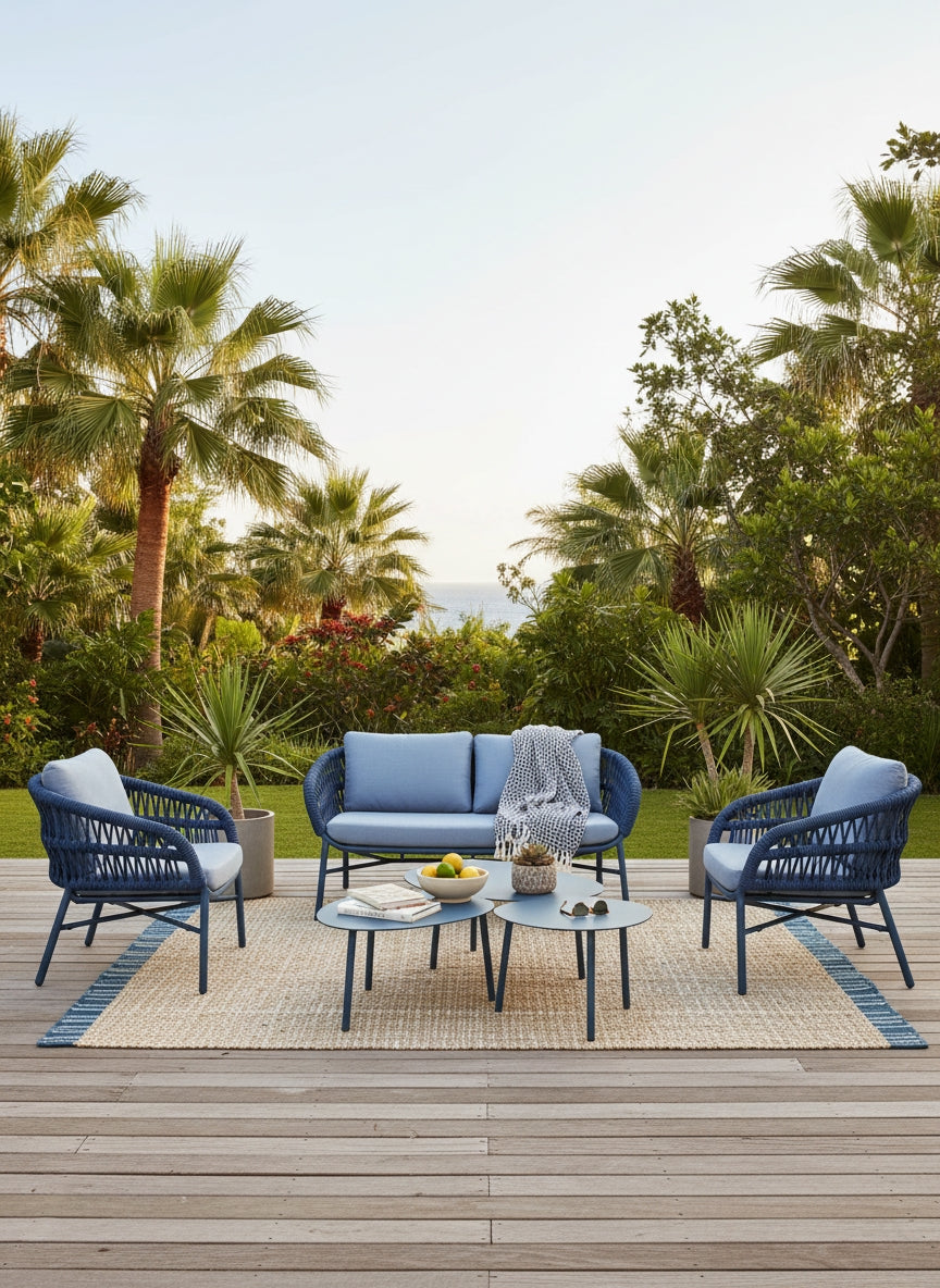 Salon complet HOLLY Blue L'Empreinte