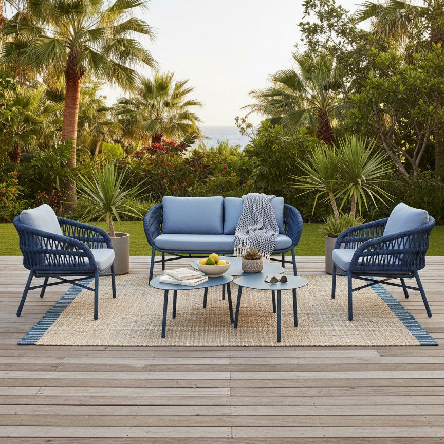 Salon complet HOLLY Blue L'Empreinte