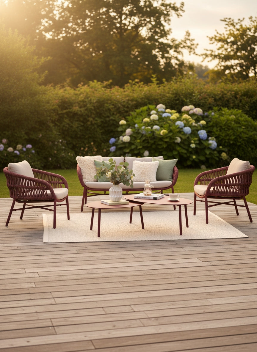 Salon complet HOLLY Wine homa home