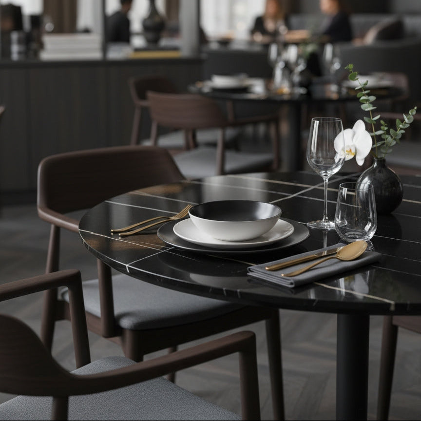 Plateau de table Matt Lauren Black homa home
