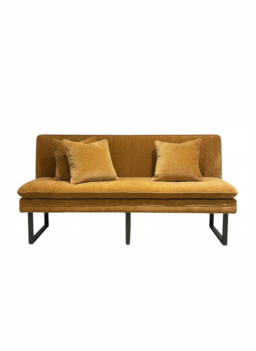 Banquette sur pied Como Ocre 180cm homa home