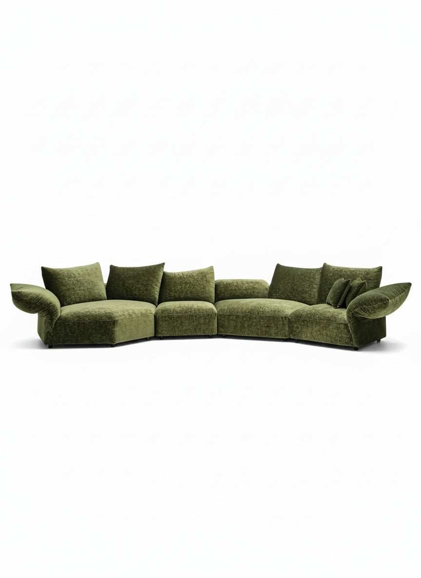 Canapé BOSTON vert homa home