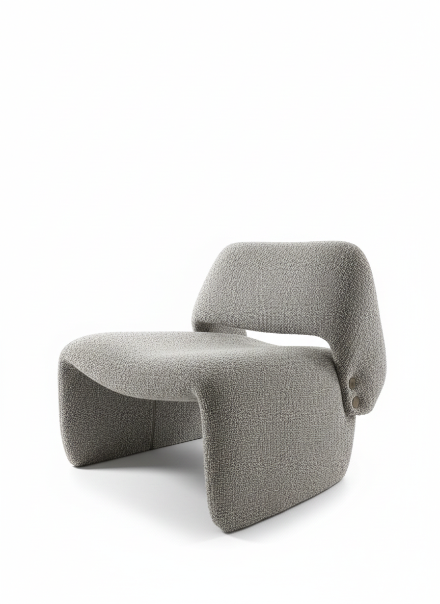 Fauteuil ROMA bouclette homa home