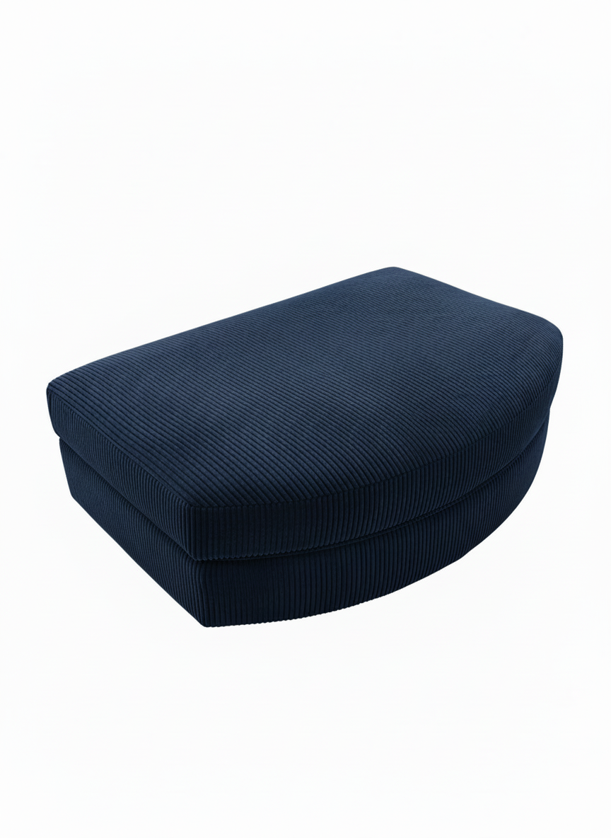 Pouf ROMA bleu homa home