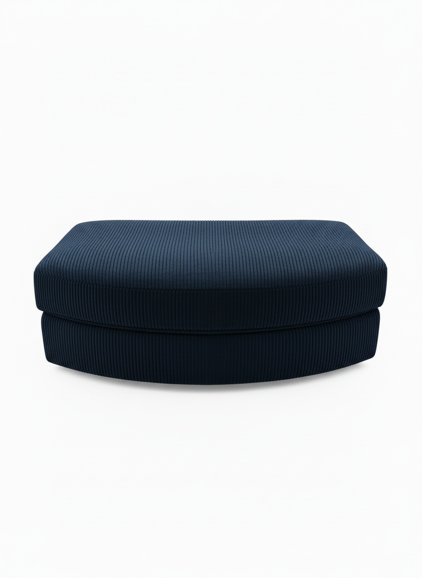 Pouf ROMA bleu homa home
