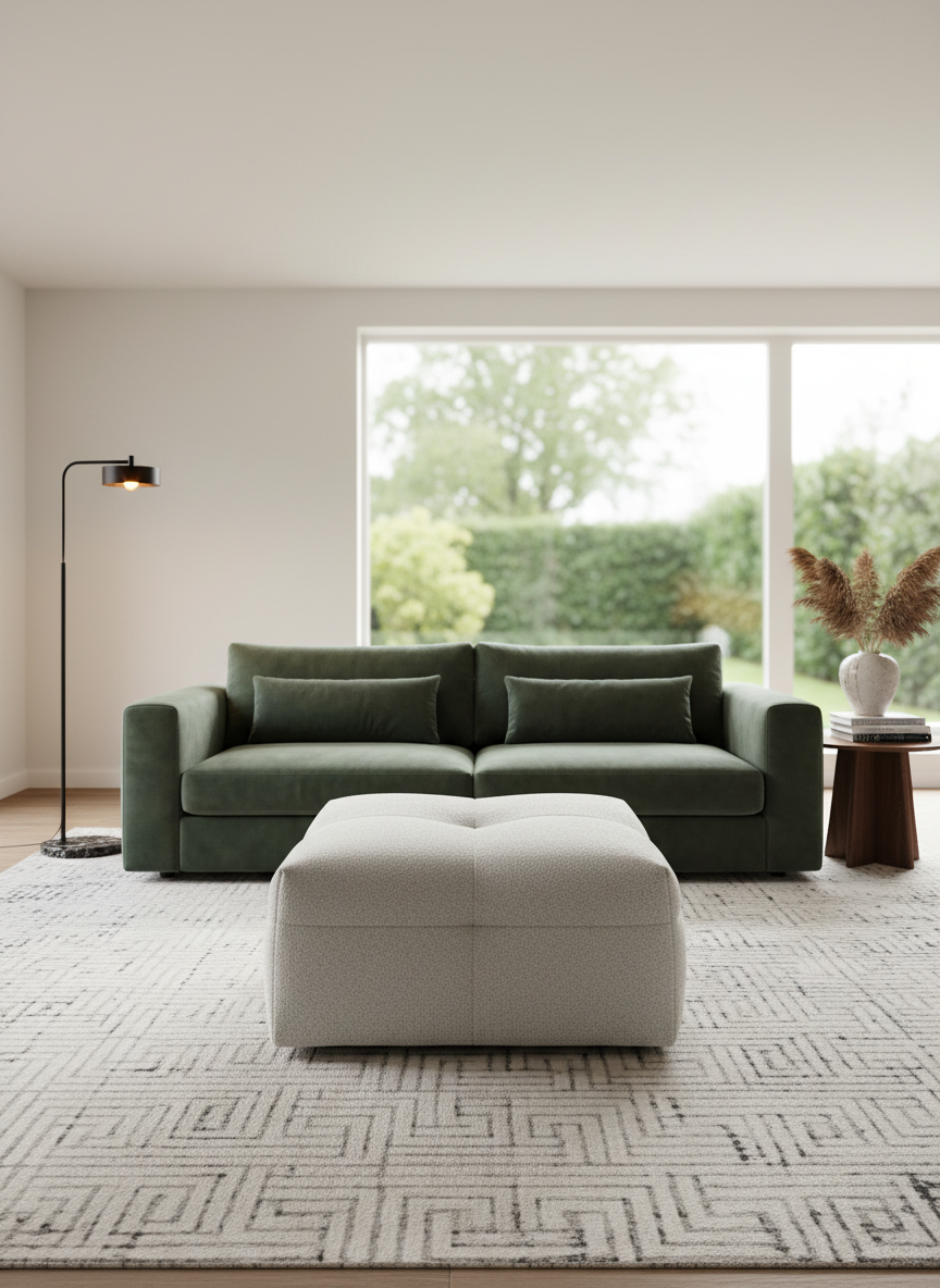 Pouf ASTANA écru homa home