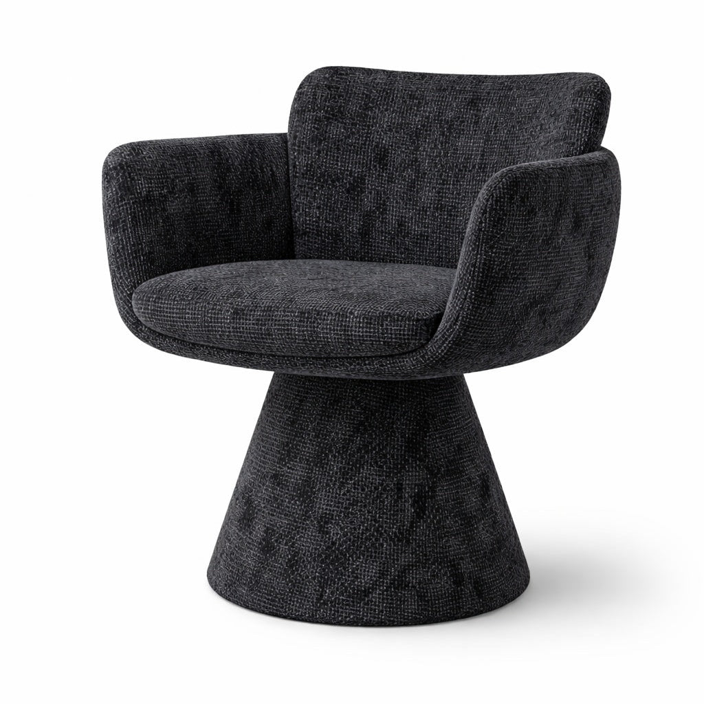 Fauteuil Pivotant Lexi BLACK homa home