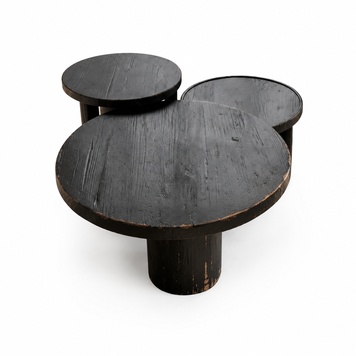 Table basse ANNA ronde en bois Ø70 cm homa home