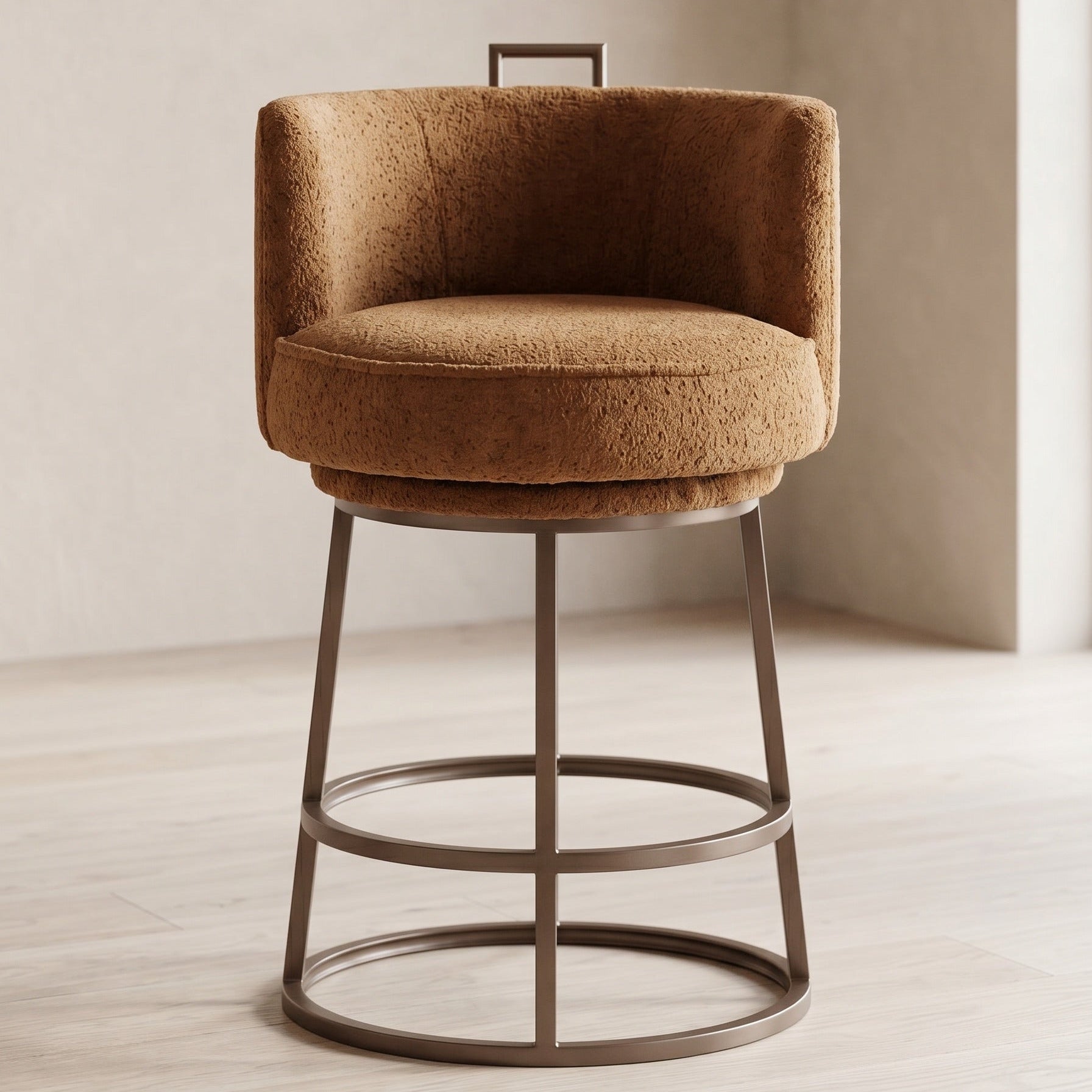Tabouret DANA Camel L'Empreinte