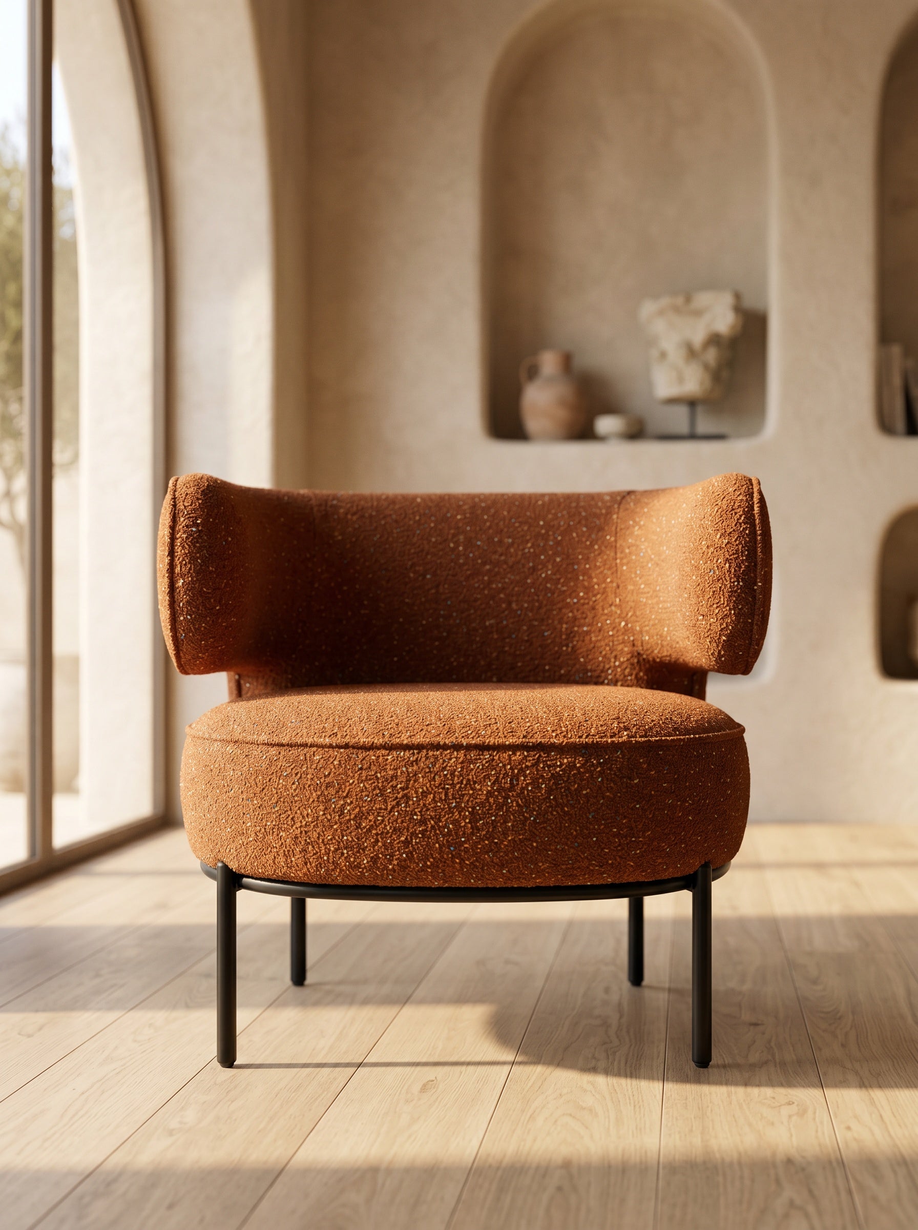 Fauteuil EMILY bouclette homa home