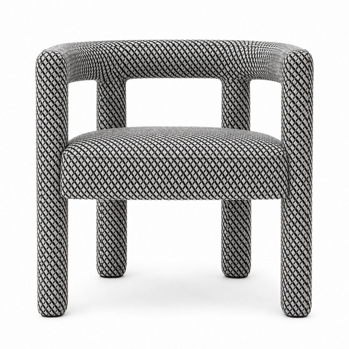Chaise Liam Imprimé Brun homa home