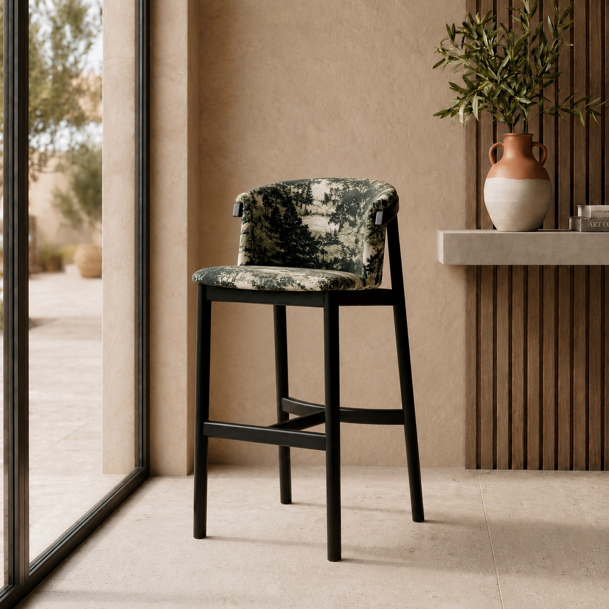 Tabouret TORTUGA Black homa home