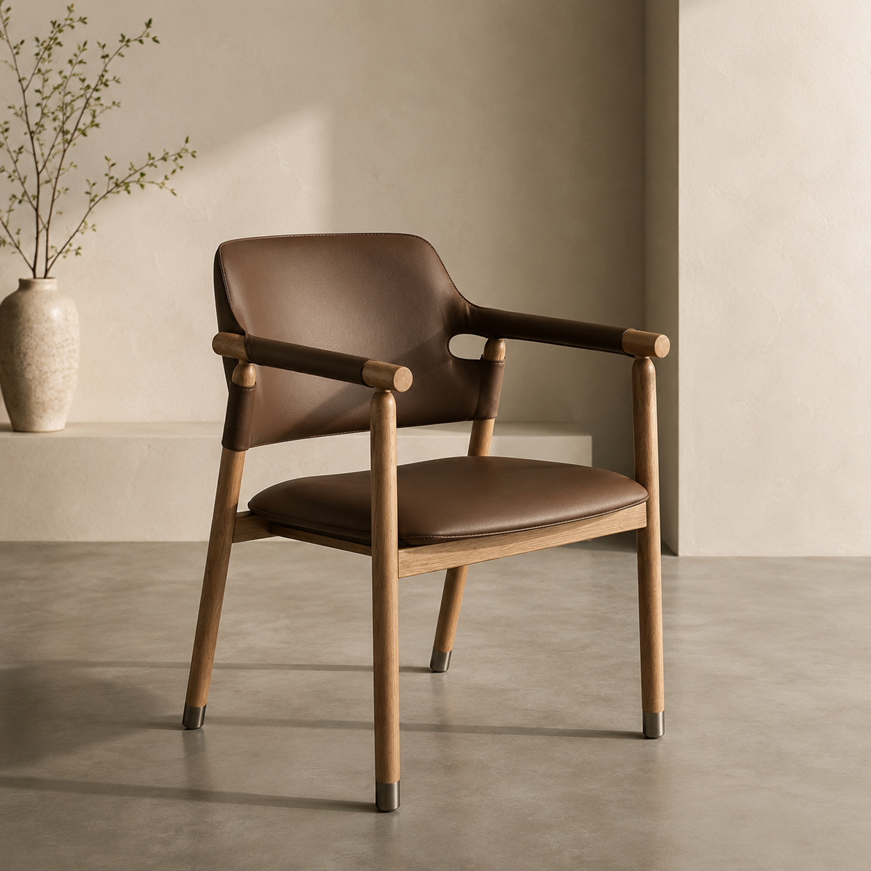 Chaise AARHUS Chocolat homa home