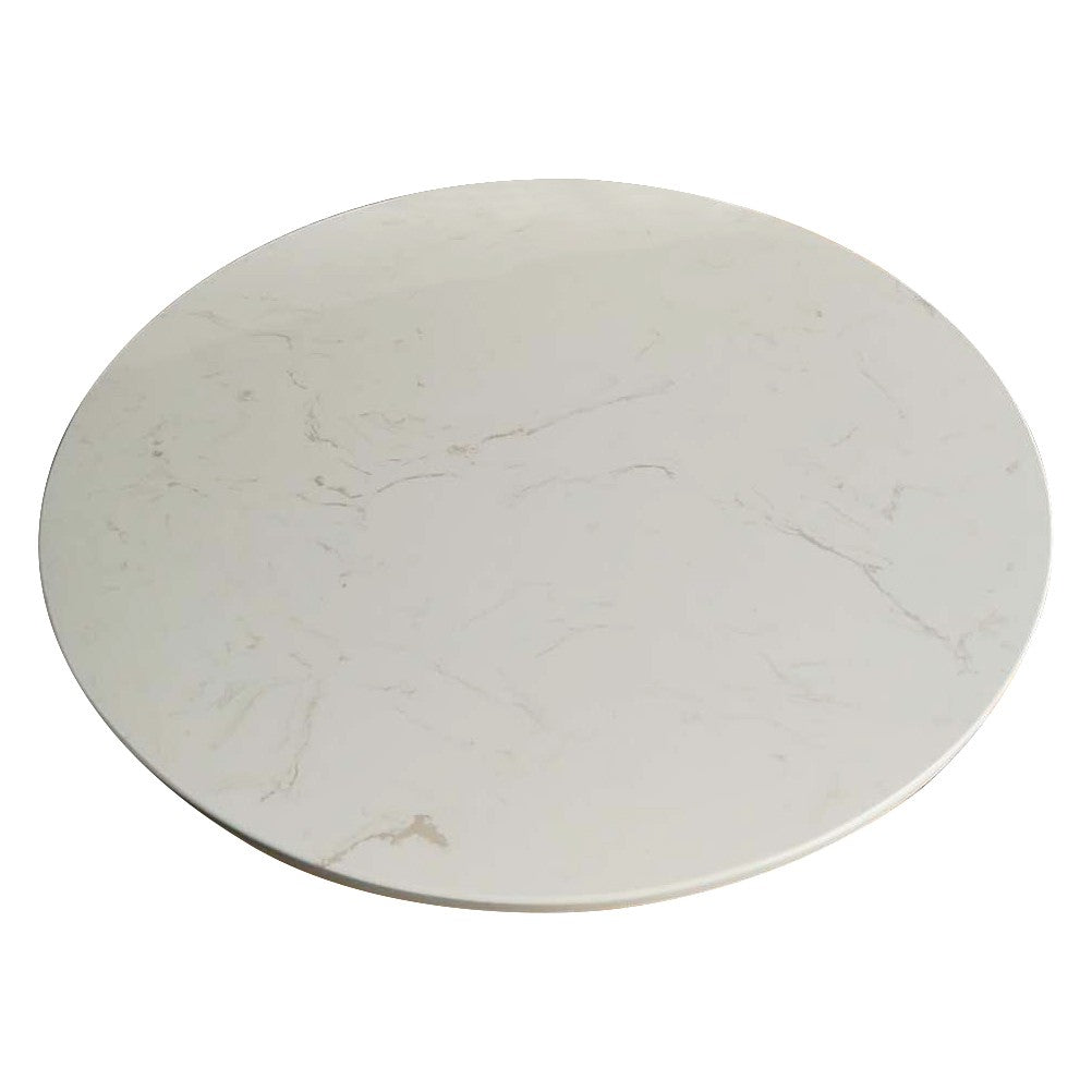 Plateau de table rond marbre artificiel homa home
