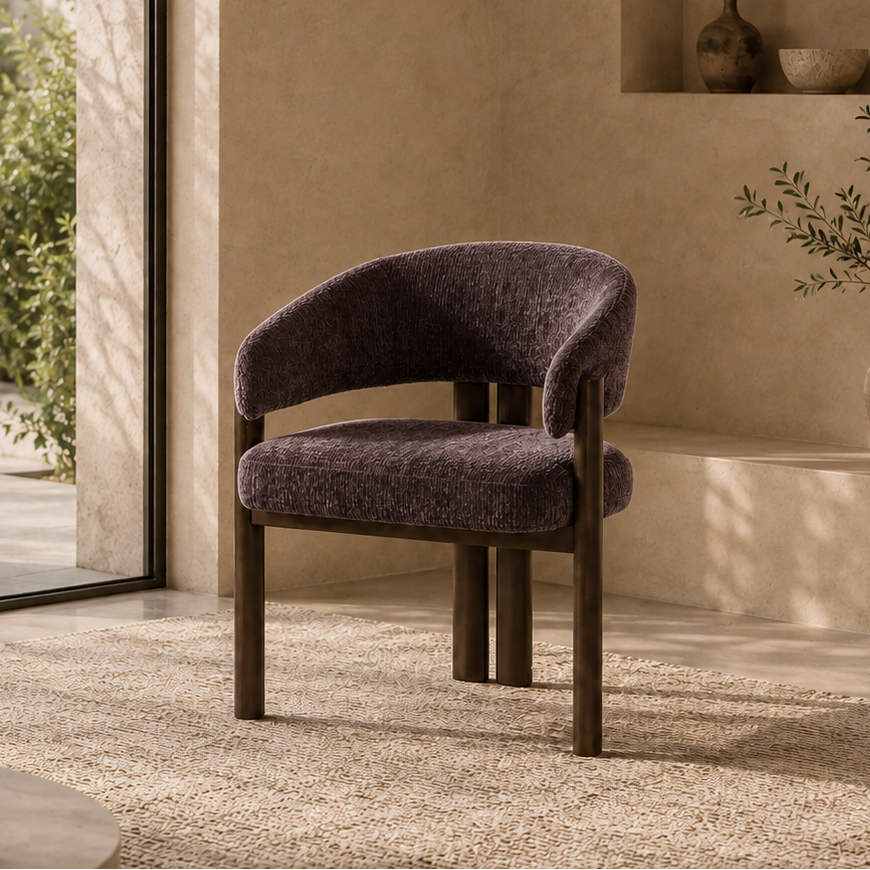 Chaise Ninon Marron L'Empreinte