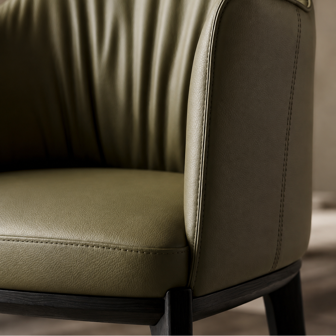 Fauteuil Bridge Vert olive homa home