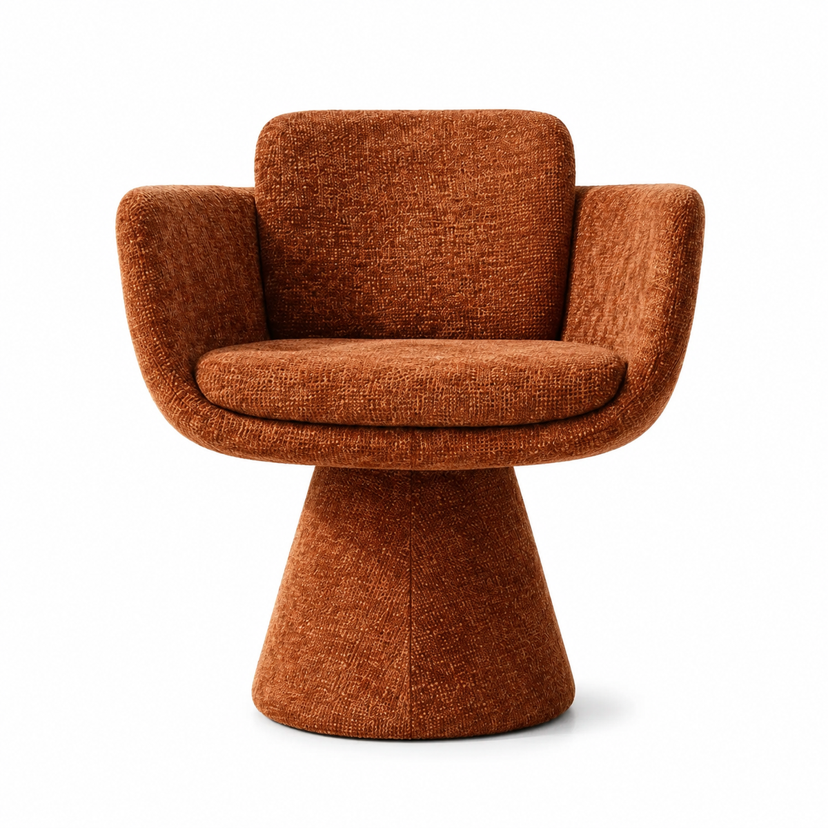 Fauteuil Pivotant Lexi Terre Cuite homa home