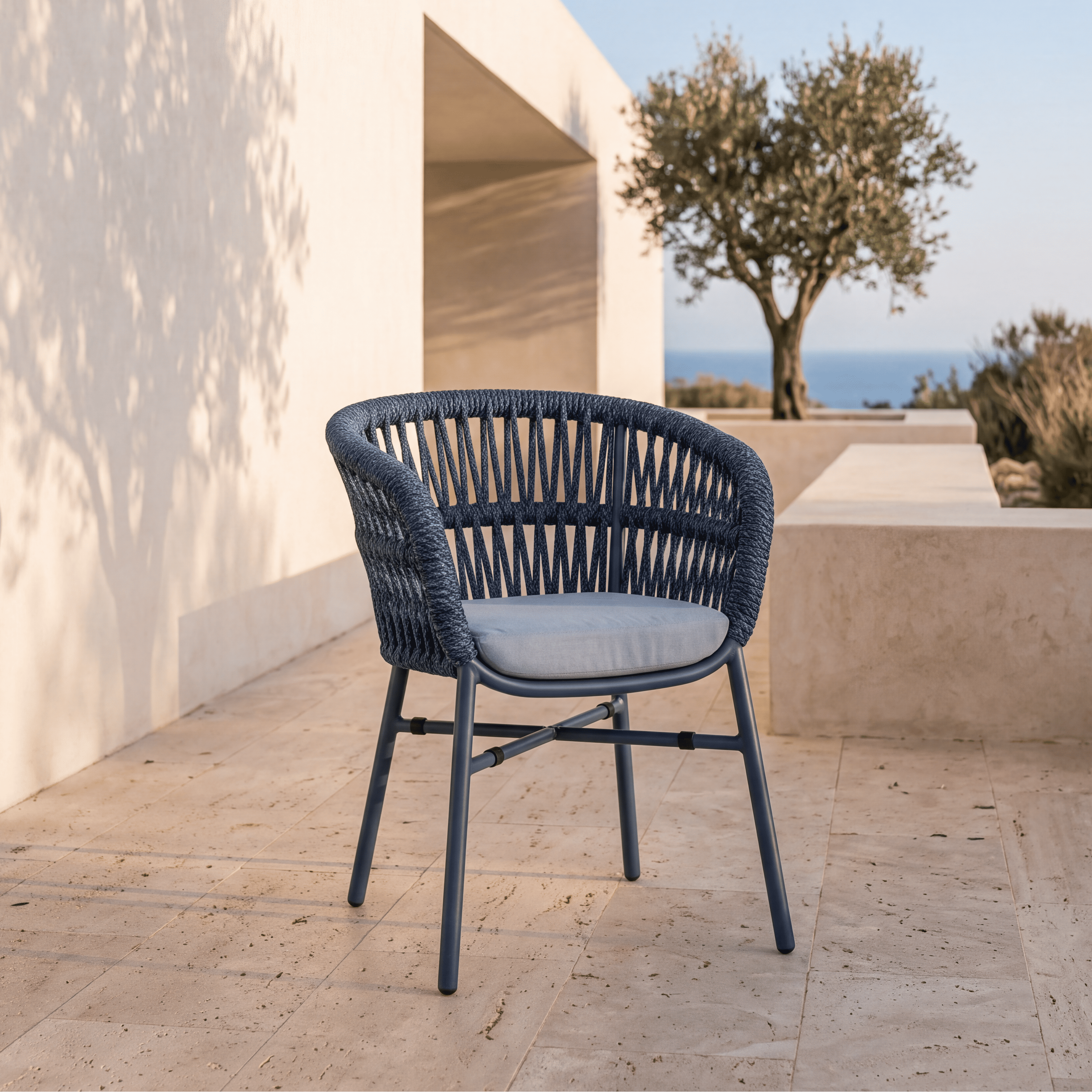 Chaise Mattea Bleue homa home
