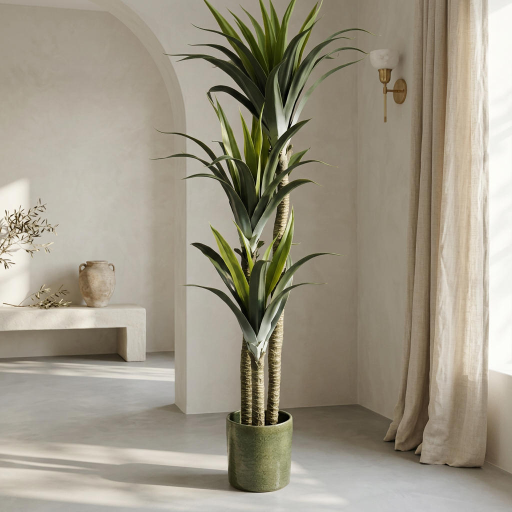 Plante artificielle Dracaena en pot homa home