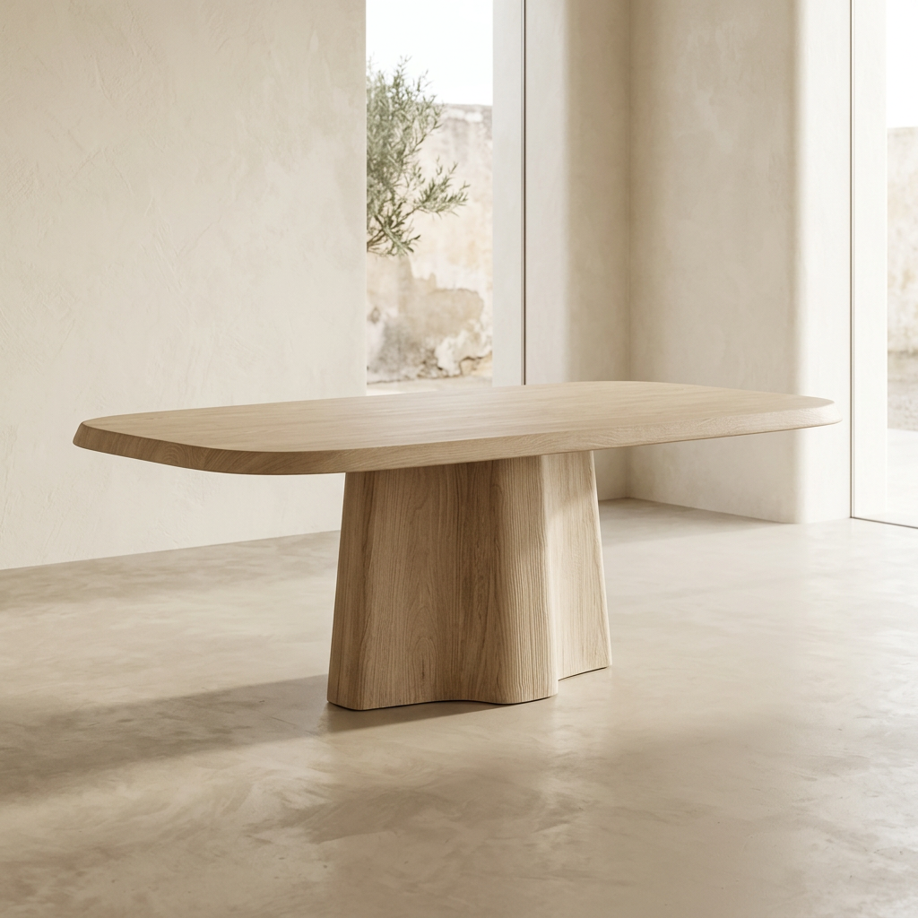 Table à manger Osaka en Orme clair 240 × 120 cm