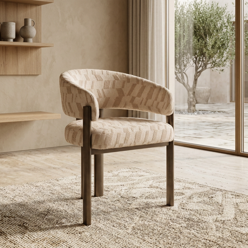 Chaise Ninon beige homa home