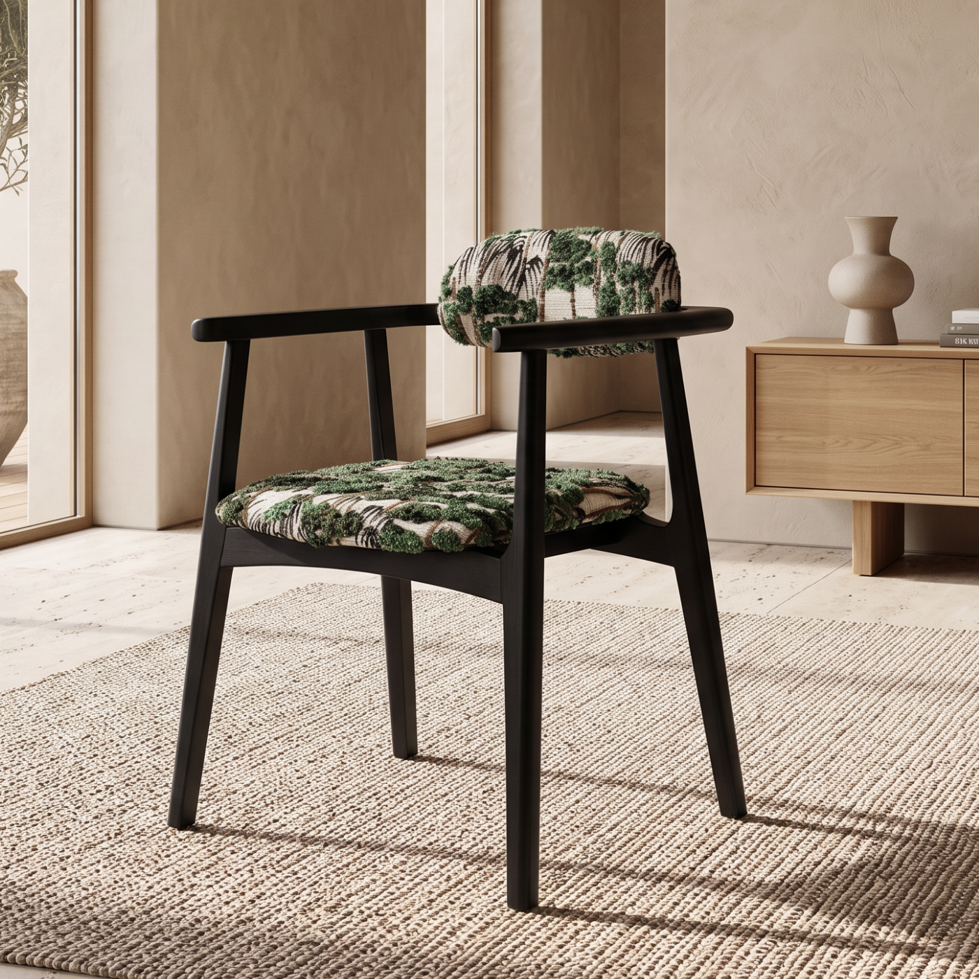 Chaise FOREST noir homa home