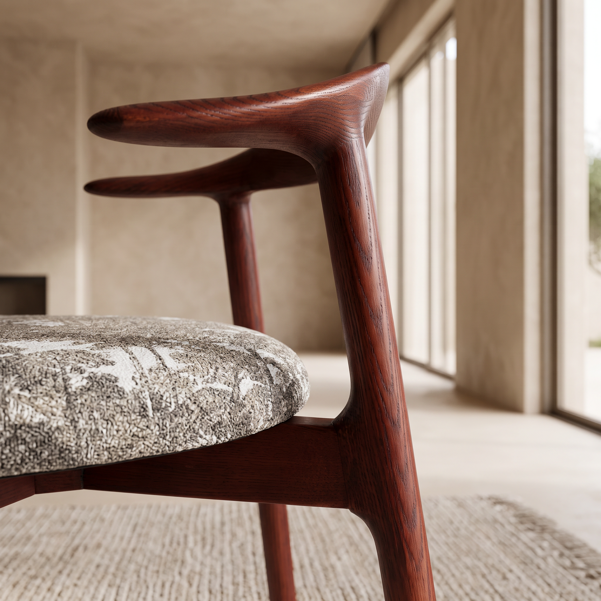 Chaise TORTUGA rouge grenat homa home