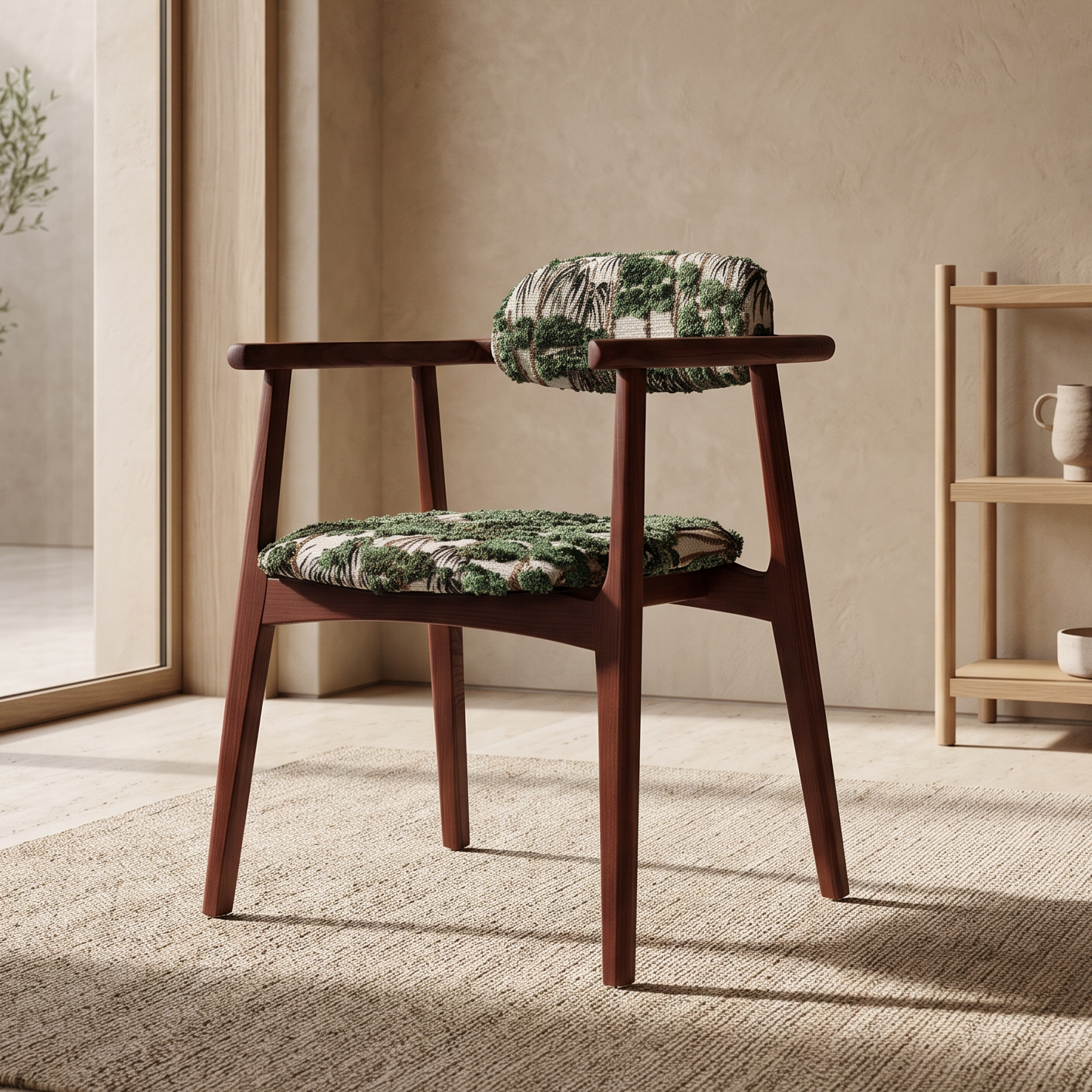 Chaise FOREST rouge grenat homa home