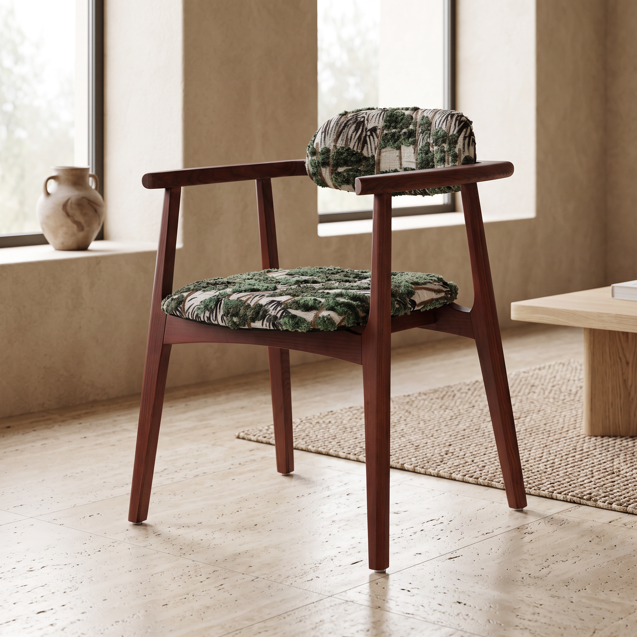 Chaise FOREST rouge grenat homa home