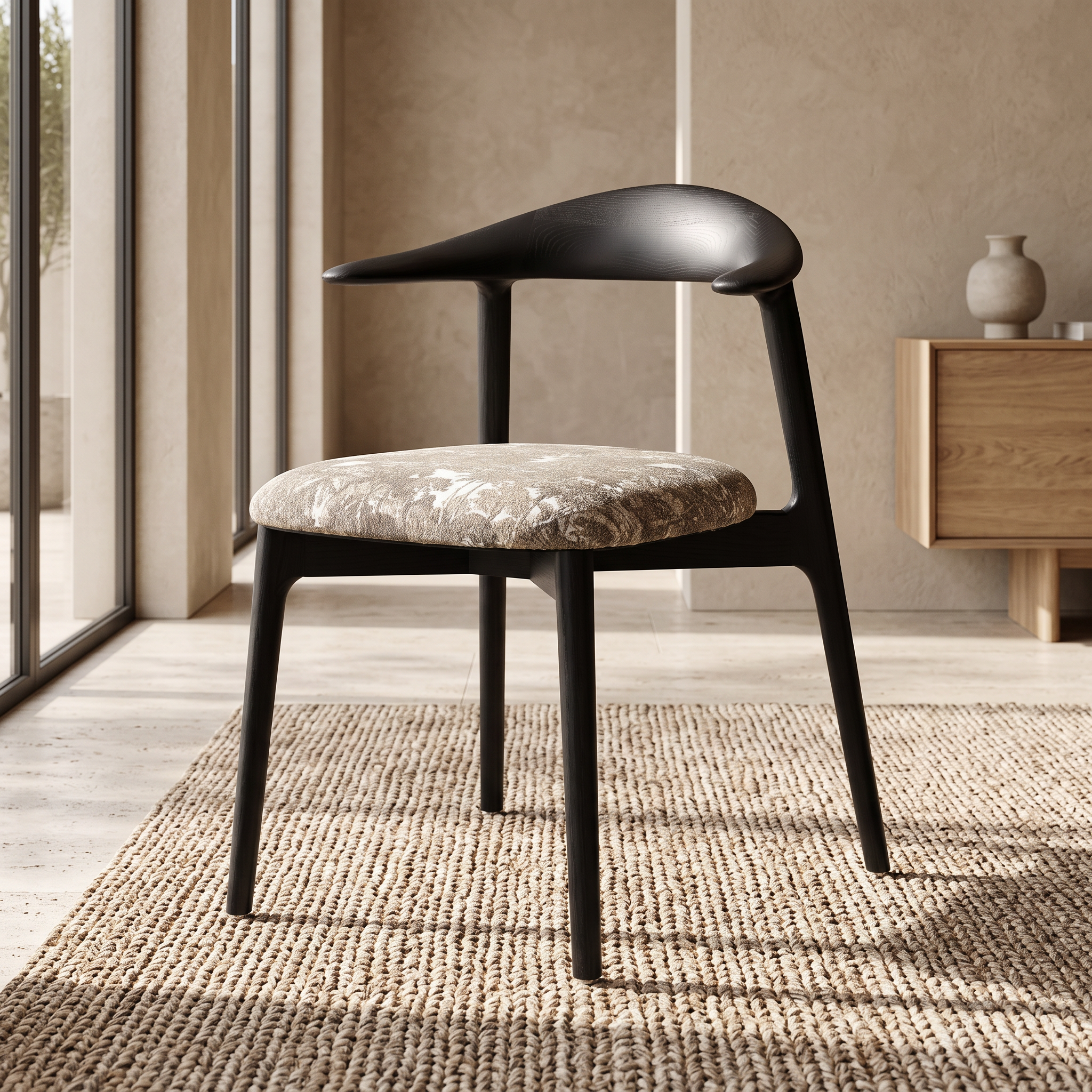 Chaise TORTUGA noir homa home
