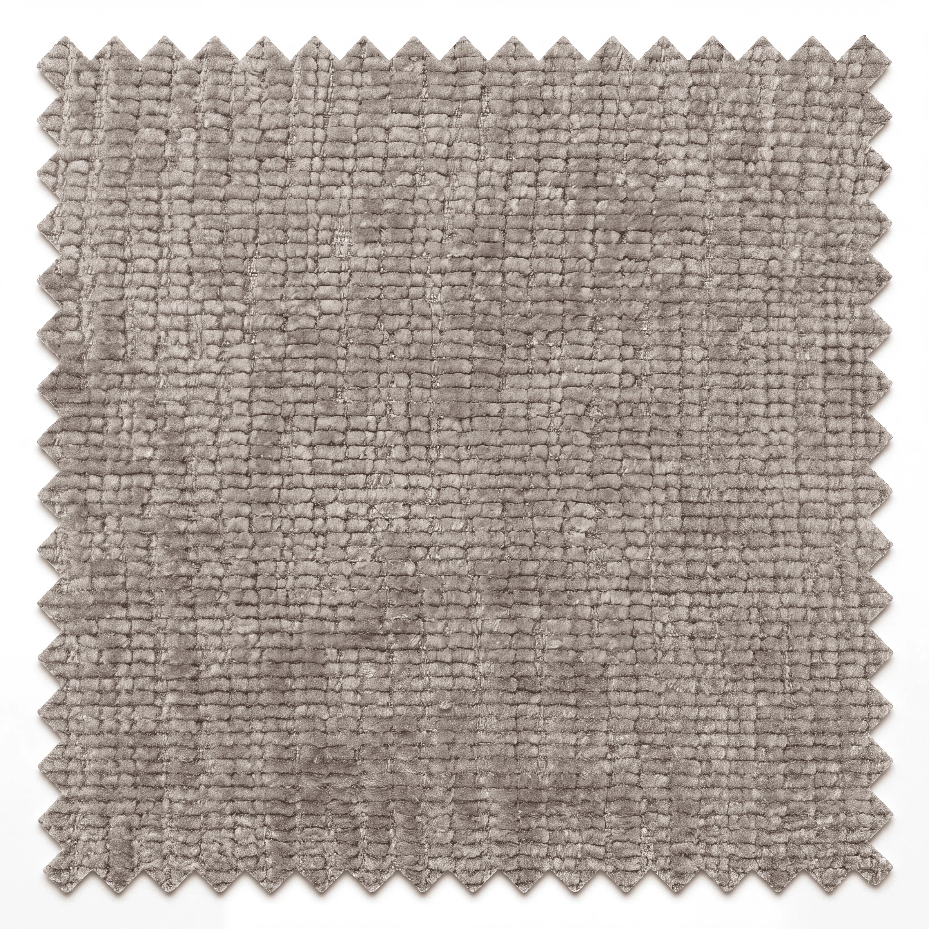 Canapé ROMA velours beige et surcoussins bouclette marron Homa Home