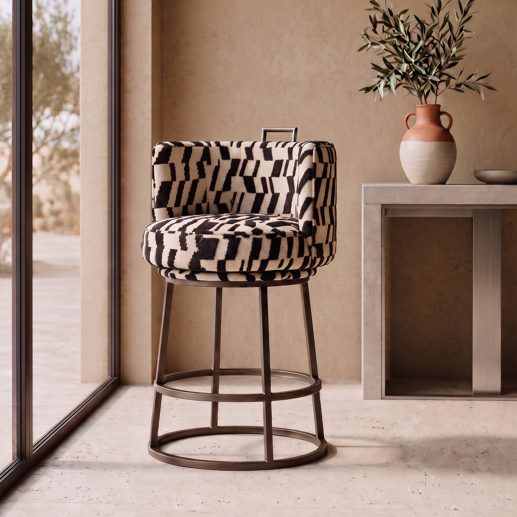 Tabouret DANA noir