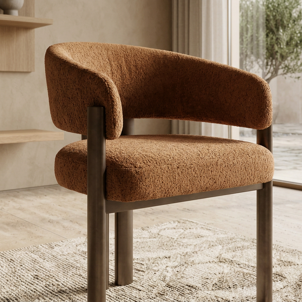 Chaise Ninon camel L'Empreinte
